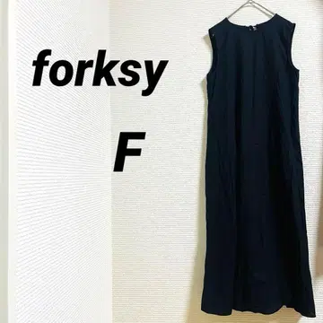 [] 슬리브리스 롱 원피스 블랙 면 100% 모임