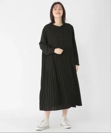 절개 플리츠 원피스 studio CLIP 원피스
