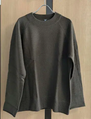 MHL 크루넥 니트 카키