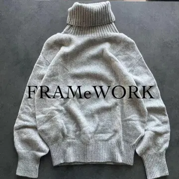 프레임워크 framework 하이넥 터틀넥 캐시미어 니트