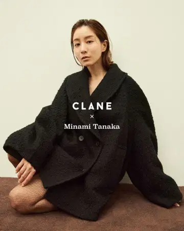 clane 다나카 미나미 OVER TWEED COAT