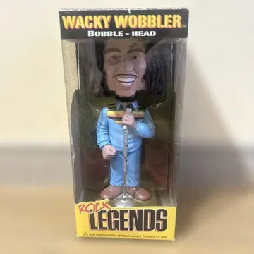 Wacky Wobbler Rock Legends 밥 말리 피규어