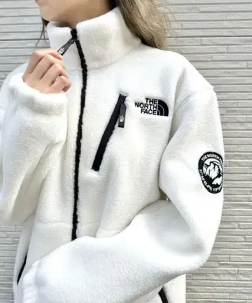 THE NORTH FACE 플리스 자켓 화이트