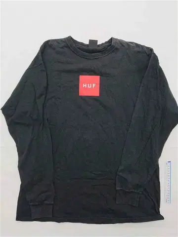 HUF 블랙 긴팔 티셔츠 XL
