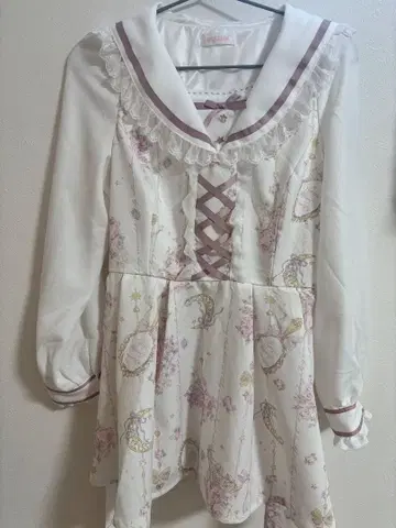 LIZLISA 주얼리 패턴 셋업 화이트