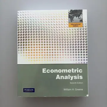 Econometric Analysis 7th Edition /Greene