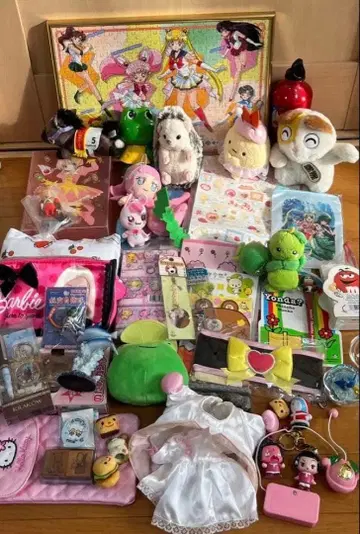 헤이세이 레트로 봉제 인형 마스코트 묶음 판매 세트 키티