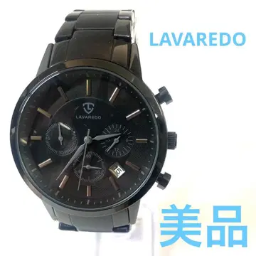 LAVAREDO 크로노그래프 손목시계 블랙