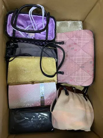 중고 기모노 가방 4개 25개