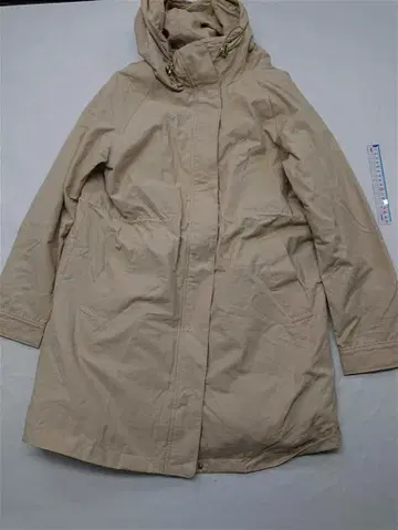 데셍 후드 부착 충전솜 모즈 코트 베이지 계열 여성용 2(M)