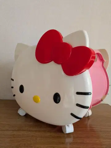 레트로 키티 수납BOX 캐스터 포함