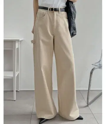 Re:EDIT 베이지 팬츠