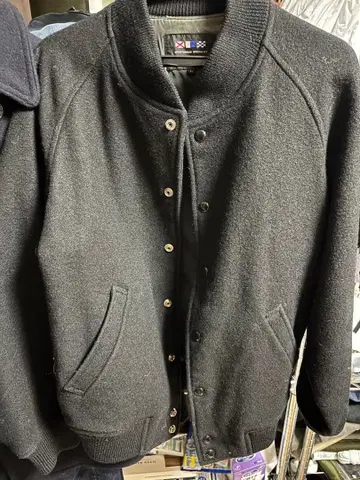 VAN 멜톤 바시티 자켓