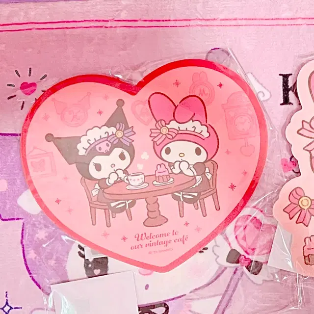 단종)마이멜로디마멜쿠로미카페하모니마우스패드아크릴스탠드메이드웨이트리스피규어