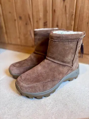Merrell 브라운 스웨이드 숏부츠