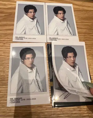 THE RAMPAGE 고토 타쿠마 시크릿 노멀 포토 카드 익명 배송