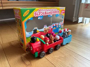 호빵맨 처음 만나는 하우스 인형 세트 SL맨과 8명의 친구들 박스 포함