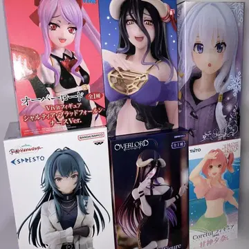 애니메이션 캐릭터 피규어 6개 세트