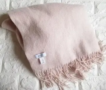 ROPE' 로페 고급 포근한 캐시미어 울 대형 스톨 숄 핑크