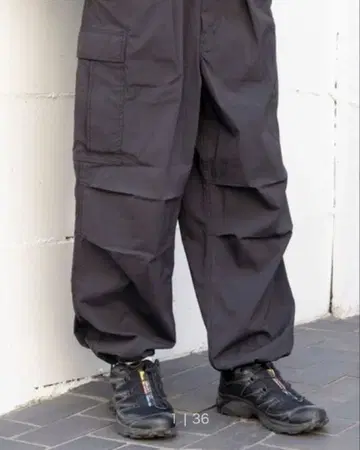 프릭스스토어 카고 팬츠 블랙