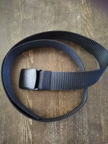 캐주얼 나일론 벨트 블랙