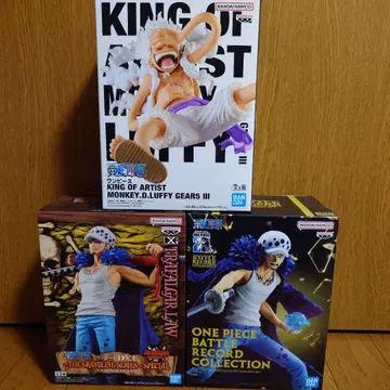 원피스 트라팔가 로 몽키 D 루피 피규어 3체 세트