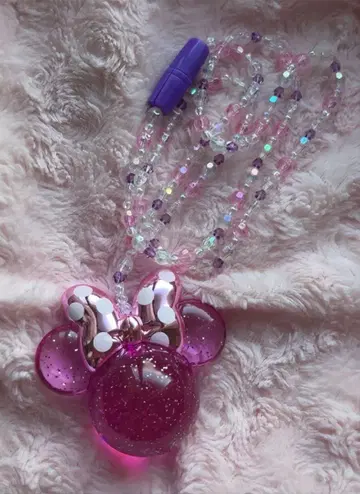 디즈니랜드 빛나는 펜던트 미니 목걸이