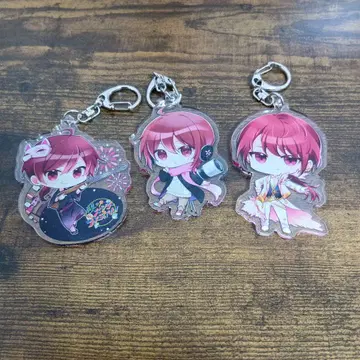 챠게포요. 아크릴 키링 3개 세트