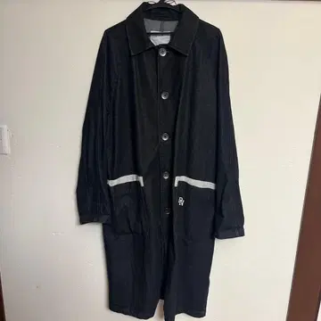 데셍 데님 코트 롱 코트