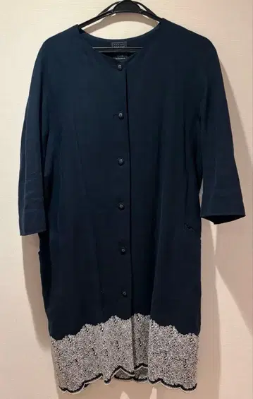 미나 페르호넨 얇은 소재 코트 스카이풀 네이비 36