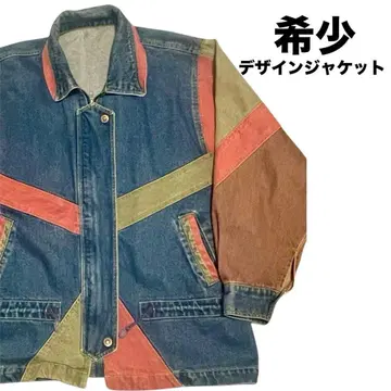 데님 자켓 / 패치워크 / 멀티 컬러 / 여성용 / 남성용 / 1점