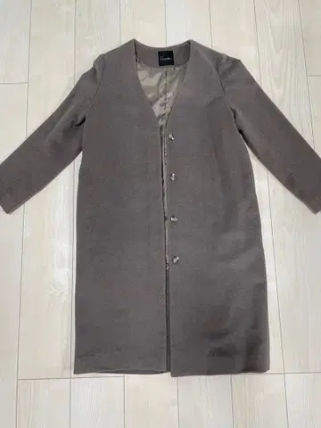 URBAN RESEARCH ROSSO 롱 코트 라이트 그레이 여성용