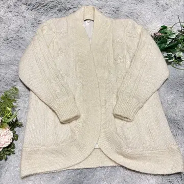 [ Mere Aimee ] 아이보리 케이블 니트 가디건