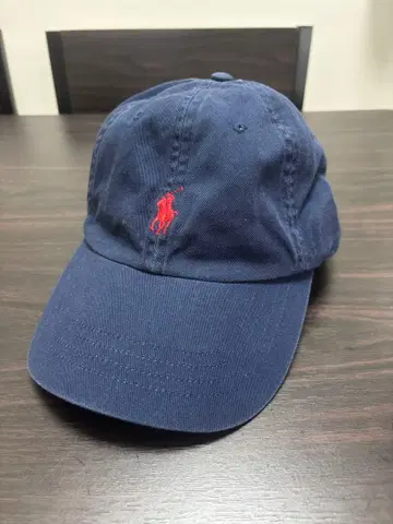 POLO 네이비 캡 빨간색 로고