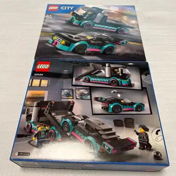 새상품 LEGO CITY 60406 트랙과 스포츠카 세트