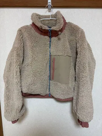 새상품급 ZARA 보아 플리스 자켓 일본 M 사이즈