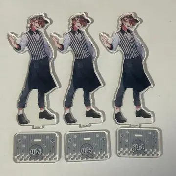 컬러풀 피치 유리 다이너 아크릴 스탠드 아크릴 스탠드