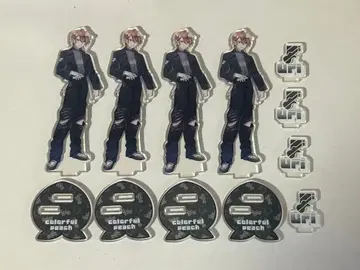 컬러풀 피치 우리 아크릴 스탠드