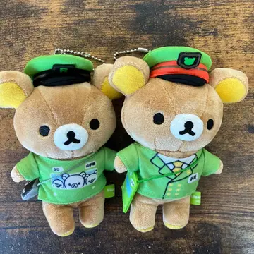 리락쿠마 봉제 인형 2체 세트