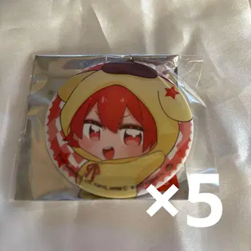 이레귤러즈 캔뱃지 산리오 콜라보 등신 리우라 5점