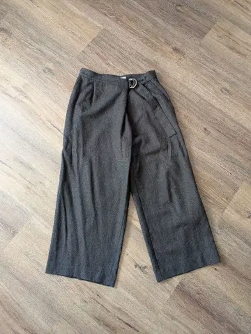 이에나 랩 와이드 팬츠 그레이 40