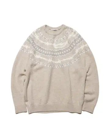 25AW UE ENTANGLED NORDIC SWEATER