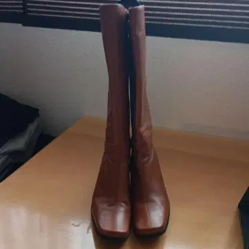 Pitti 브라운 롱 부츠 23.5cm EE