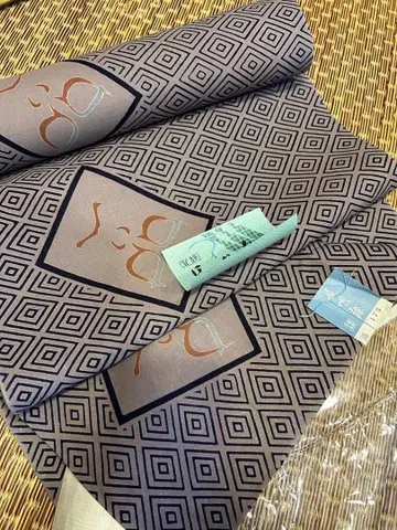 나가우타 염색 유카타 옷감