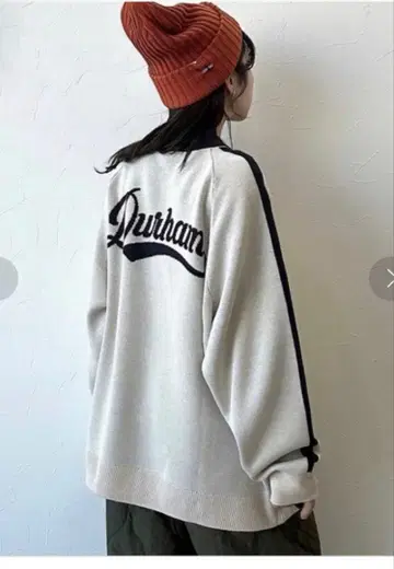 니코앤드 [새상품급] 하프 ZIP 라인 니트 풀오버 Long