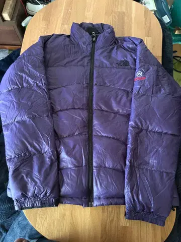 The North Face 퍼플 다운 자켓