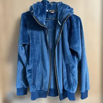 beams 파랑 플리스 풀 집업 후드티