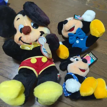레어 미키마우스 봉제 인형 3개 세트 판매 디즈니