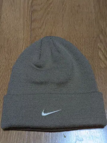 90s Nike 베이지 니트 모자 프리 사이즈