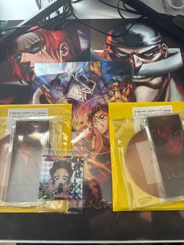 귀멸의 칼날 무한성편 티저 비주얼 랜덤 아크릴 코스터 2점